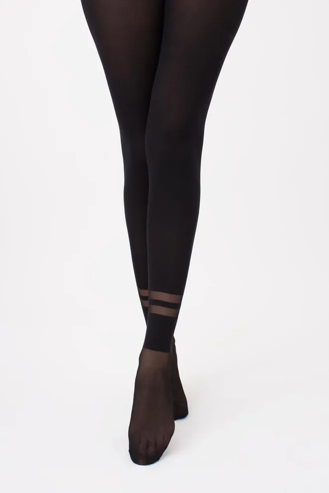 Колготки с геометрическим рисунком Alike 40 den model 1 Giulia (nero)