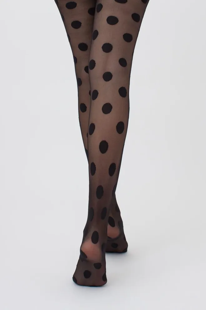 Колготки в горох Amalia 20 den model 12 Giulia (nero), черный