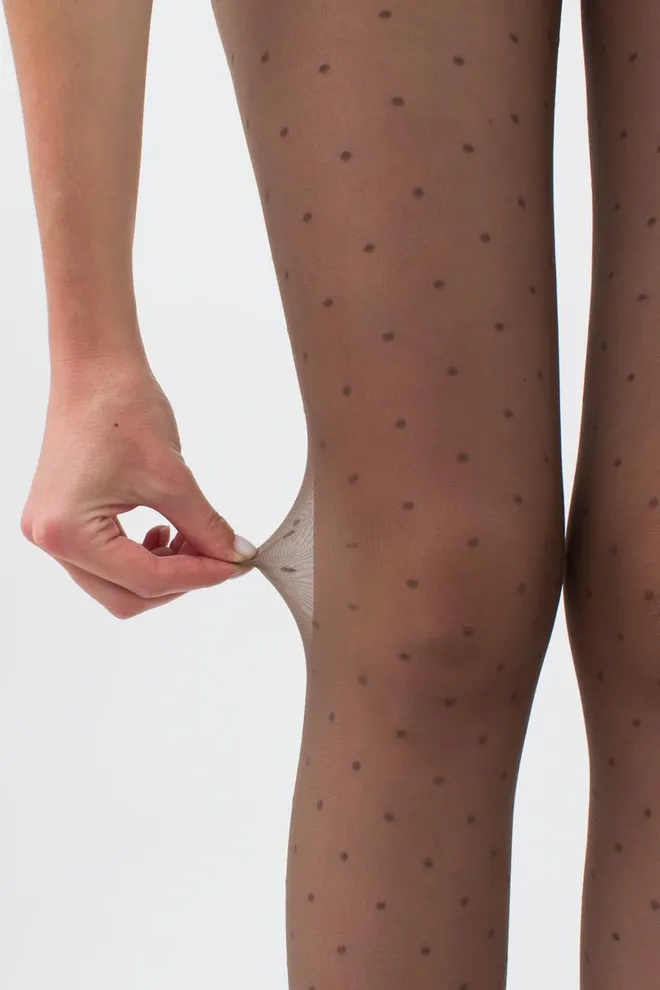 Колготки в горох Amalia 20 den model 1 Giulia (tabaco), коричневый