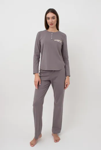 Пижама женская со штанами Amour 5334/010 Giulia (grey)