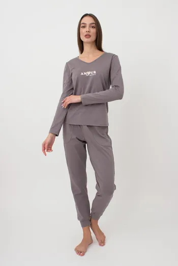 Пижама женская со штанами Amour 5335/010 Giulia (grey)