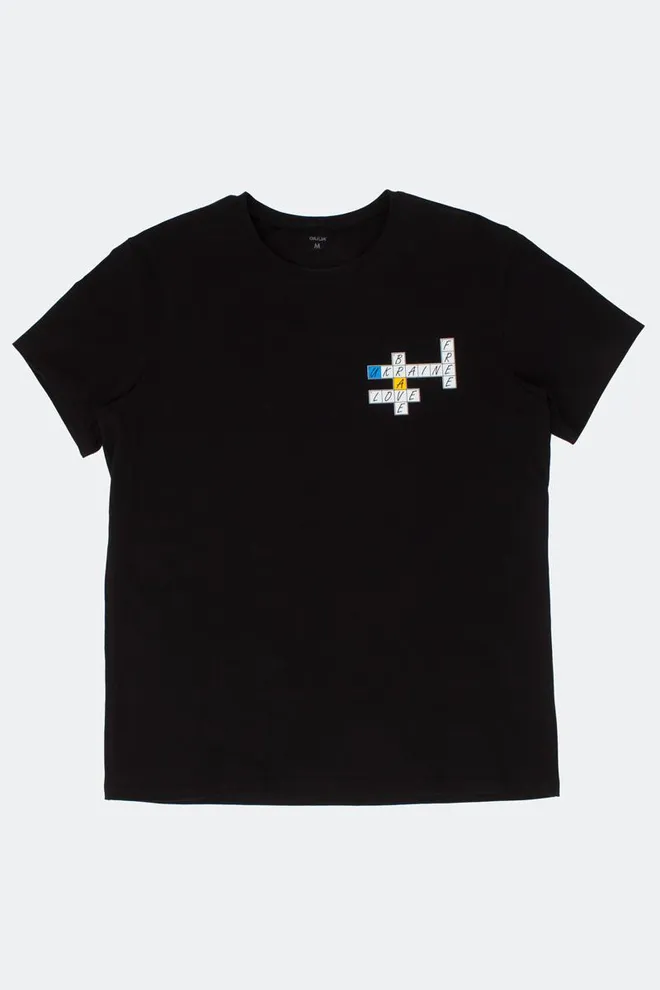 Футболка мужская Adam 49/409/010 Giulia (black/crossword)