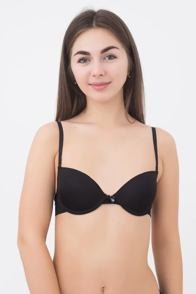 Бюстгальтер со съемным пуш-апом Allegra 1143/20 Giulia (black), черный