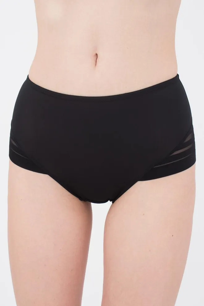 Женские высокие трусы слипы Allegra 2301/20 Giulia (black)