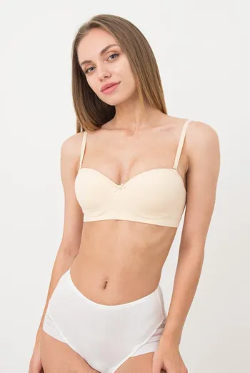 Бюстгальтер топ с формованной чашкой Amanda 1183/20 Giulia (beige), бежевый Бюстгальтер топ с формованной чашкой Amanda 1183/20 Giulia (beige), бежевый