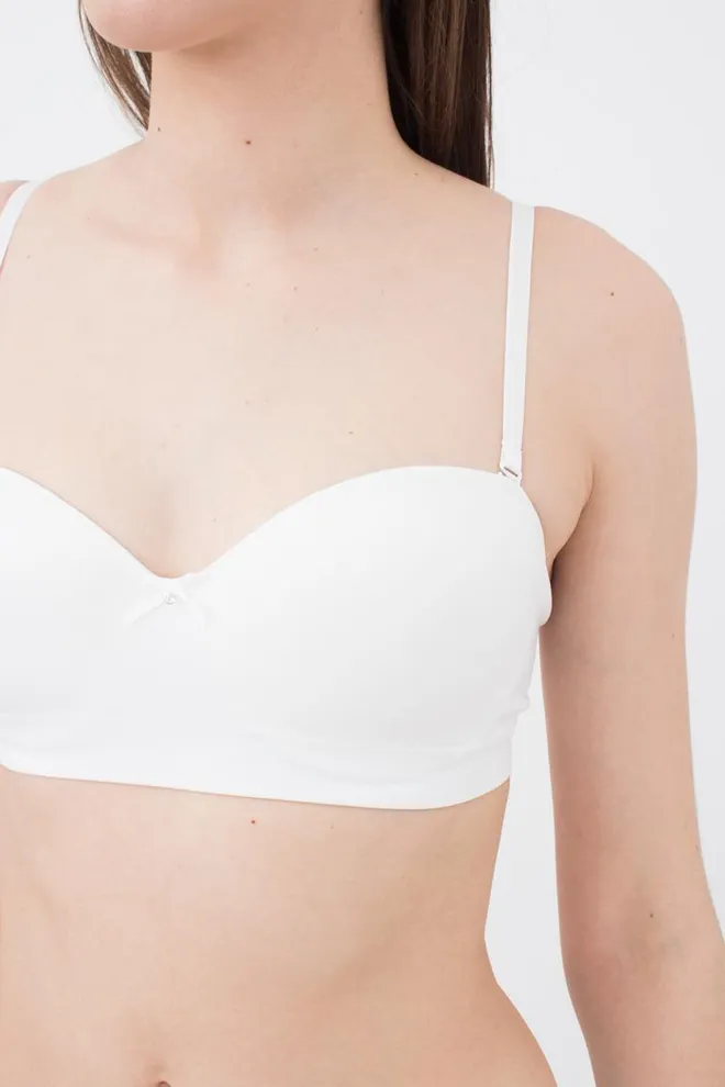 Бюстгальтер топ с формованной чашкой Amanda 1183/20 Giulia (whisper white)