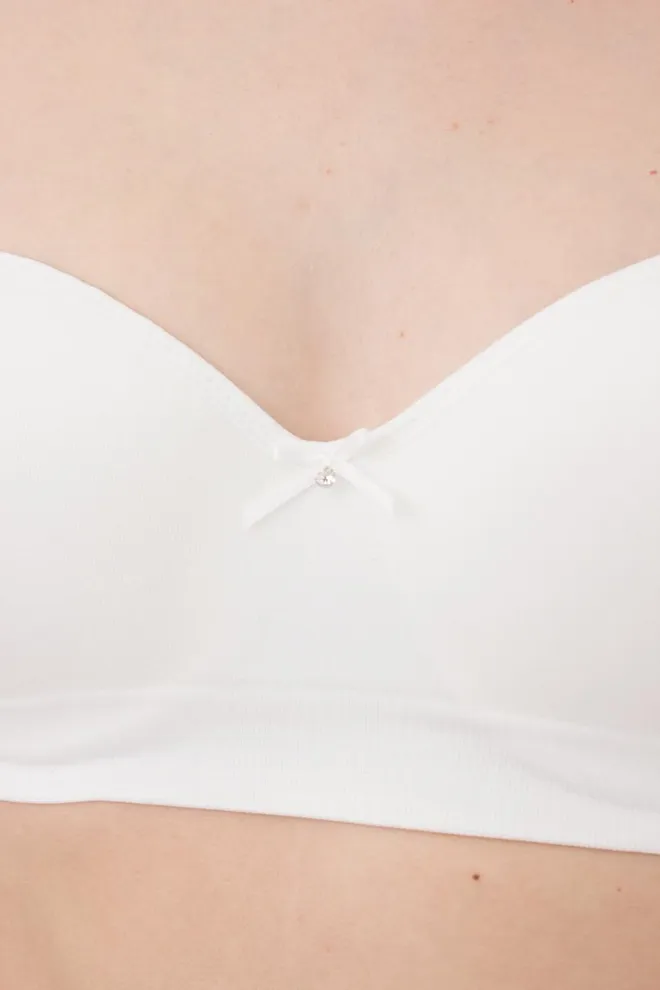 Бюстгальтер топ с формованной чашкой Amanda 1183/20 Giulia (whisper white)