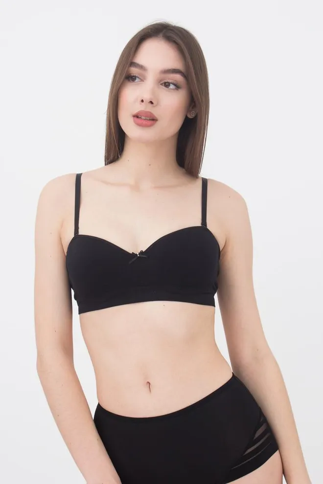 Бюстгальтер топ с формованной чашкой Amanda 1183/20 Giulia (black)