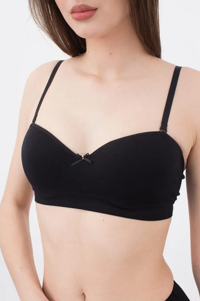 Бюстгальтер топ с формованной чашкой Amanda 1183/20 Giulia (black)