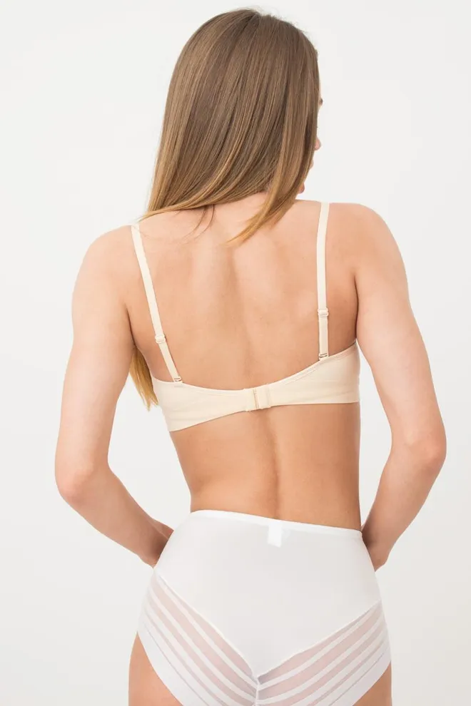 Бюстгальтер топ с формованной чашкой Amanda 1183/20 Giulia (beige), бежевый