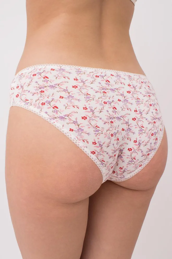 Жіночі труси сліпи Amasing 2301/60 Giulia (milk/flower)