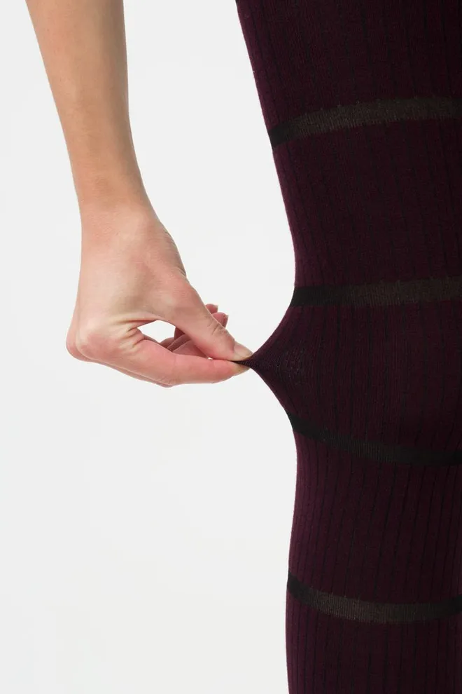 Колготки женские теплые с узором Background 150 den model 3 Giulia (vintage grape)