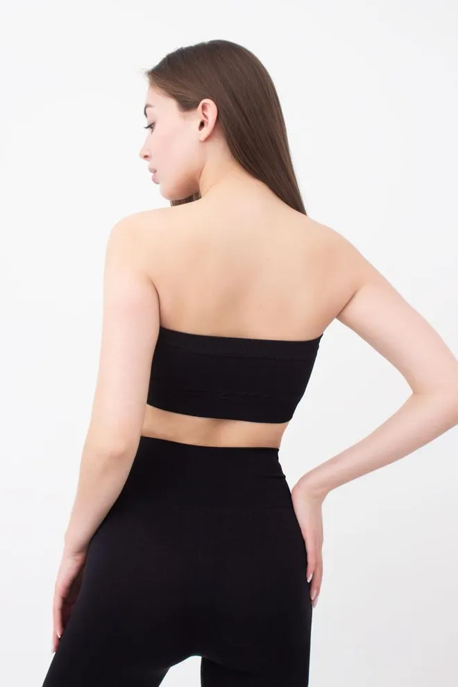 Топ бандо без бретелей Bandeau Giulia (black)