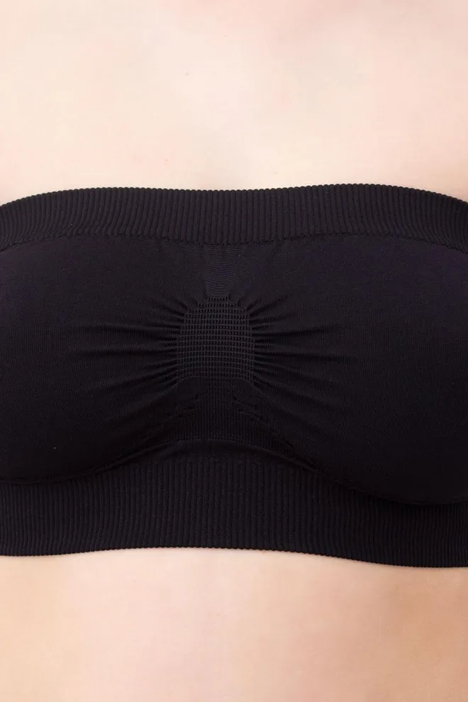 Топ бандо без бретелей Bandeau Giulia (black)