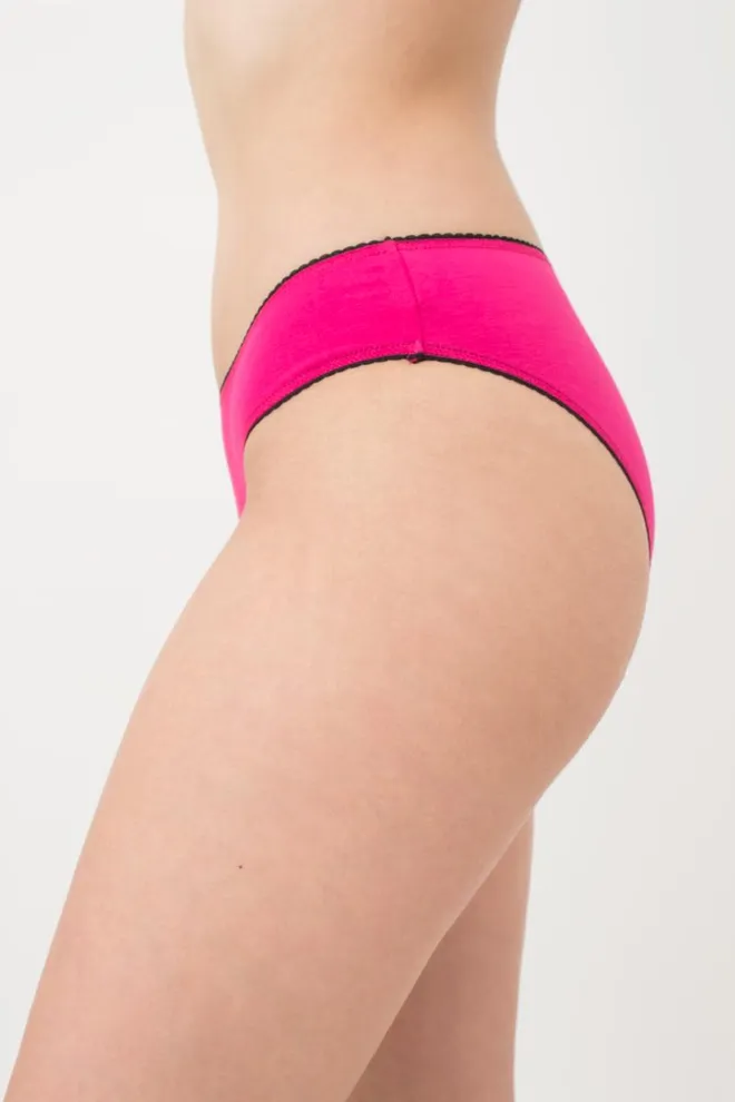 Женские трусы слипы Basic 2301/60 Giulia (raspberry)