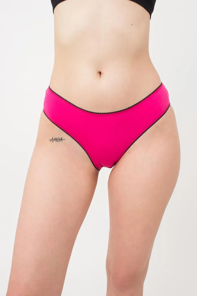 Женские трусы слипы Basic 2301/60 Giulia (raspberry)