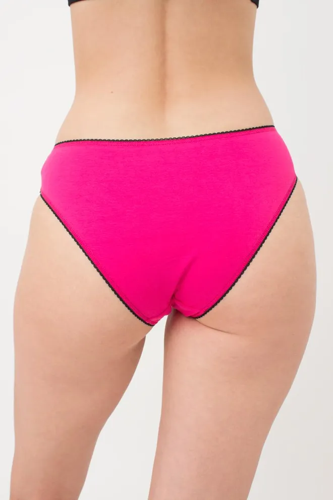 Женские трусы слипы Basic 2301/60 Giulia (raspberry)