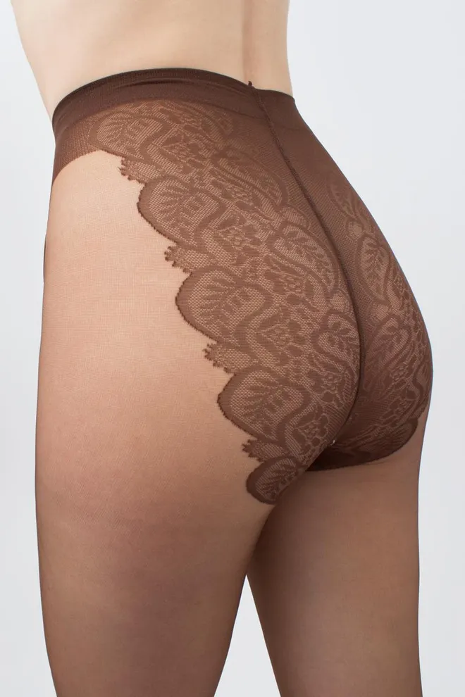 Классические колготки Bikini 20 den Giulia (cappuccino), коричневый