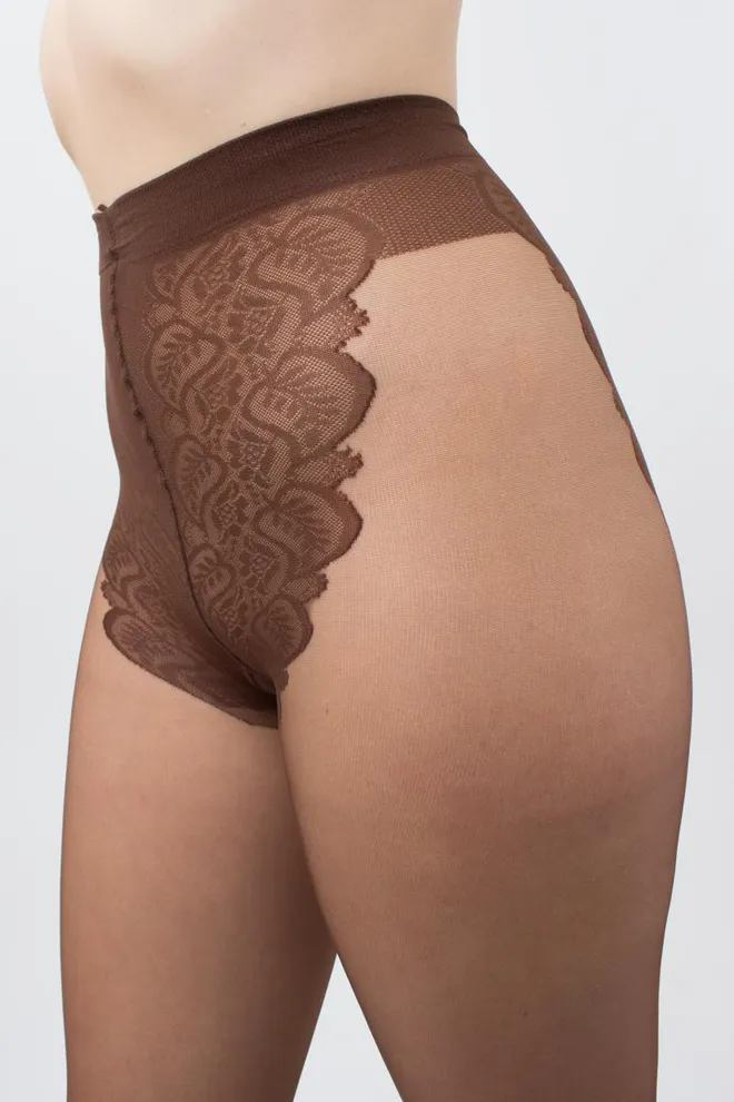 Классические колготки Bikini 20 den Giulia (cappuccino), коричневый