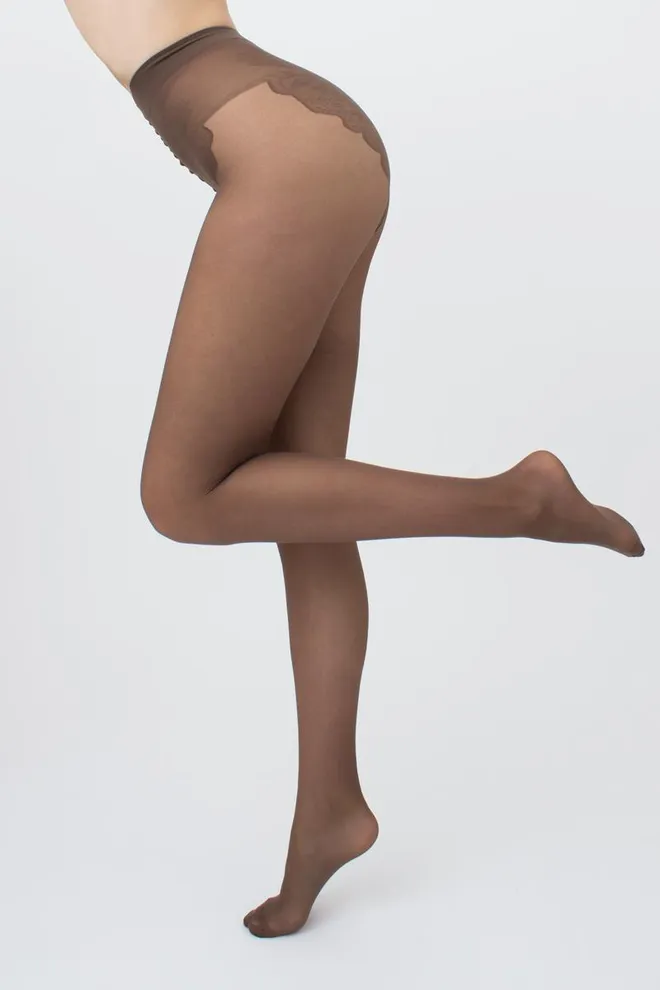 Классические колготки Bikini 40 den Giulia (tabaco), коричневый