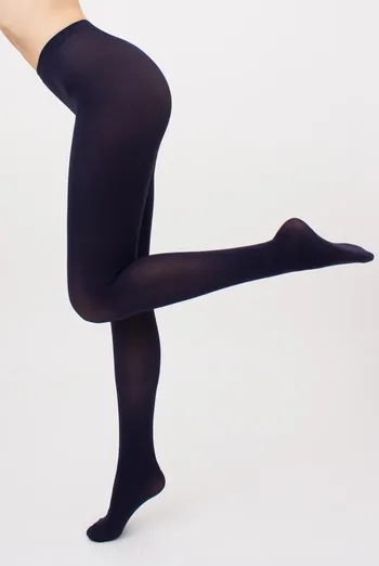 Теплые колготки из микрофибры Blues 100 den Giulia (deep navy)