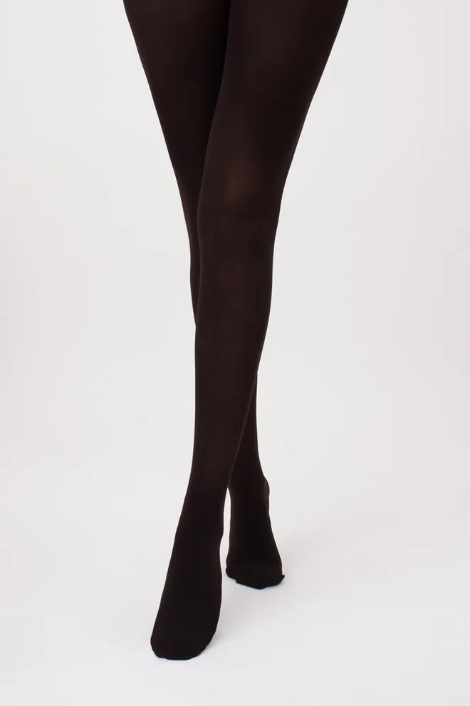 Теплые колготки из микрофибры Blues 100 den Giulia (caffe)