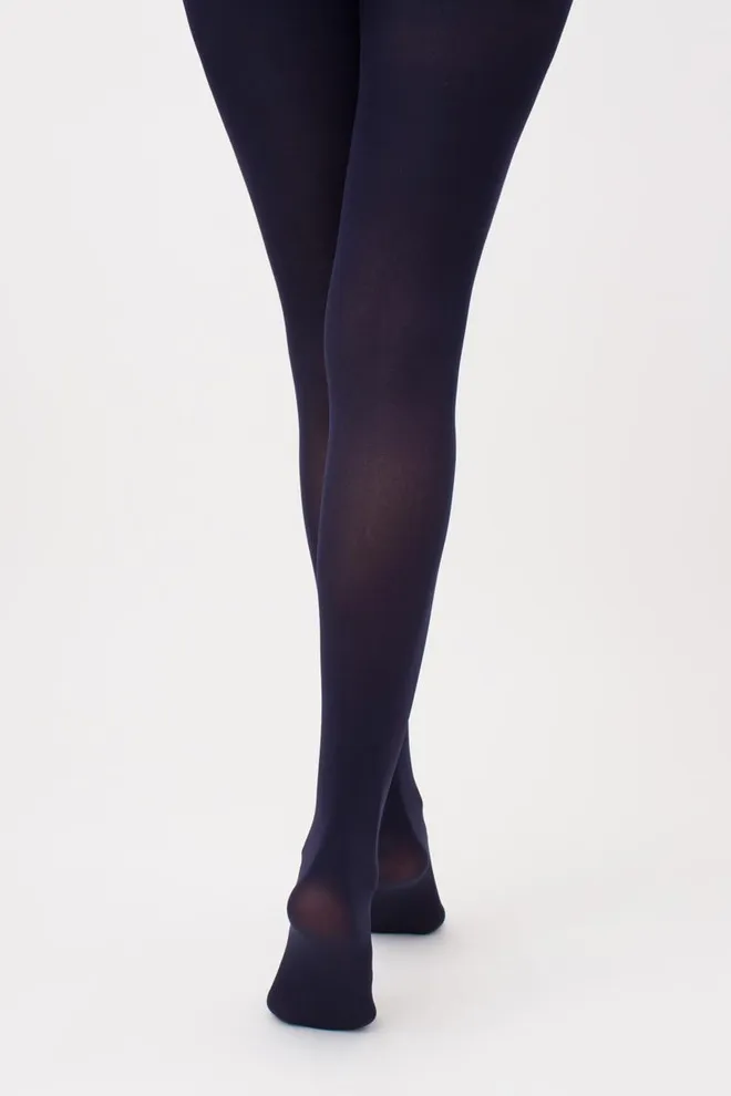 Теплые колготки из микрофибры Blues 100 den Giulia (deep navy)