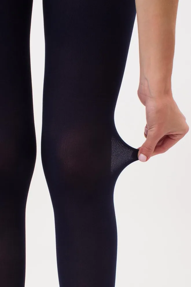 Теплые колготки из микрофибры Blues 100 den Giulia (deep navy)