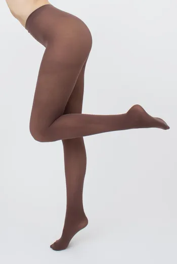 Цветные колготки из микрофибры Blues 70 den Giulia (deep taupe), коричневый