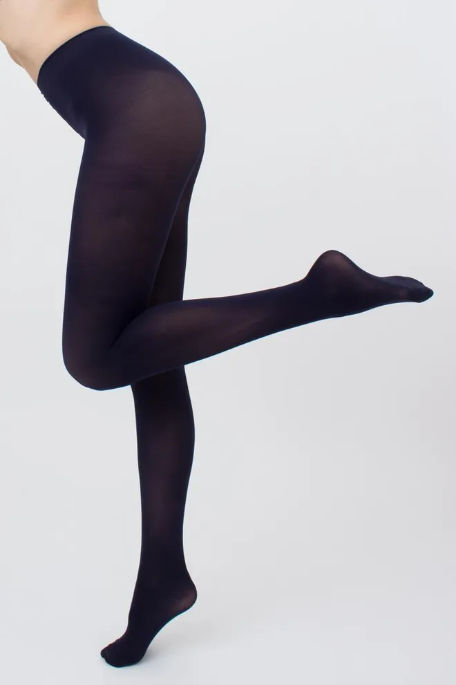 Цветные колготки из микрофибры Blues 70 den Giulia (deep navy)