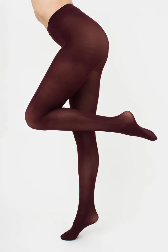 Цветные колготки из микрофибры Blues 70 den Giulia (marsala)