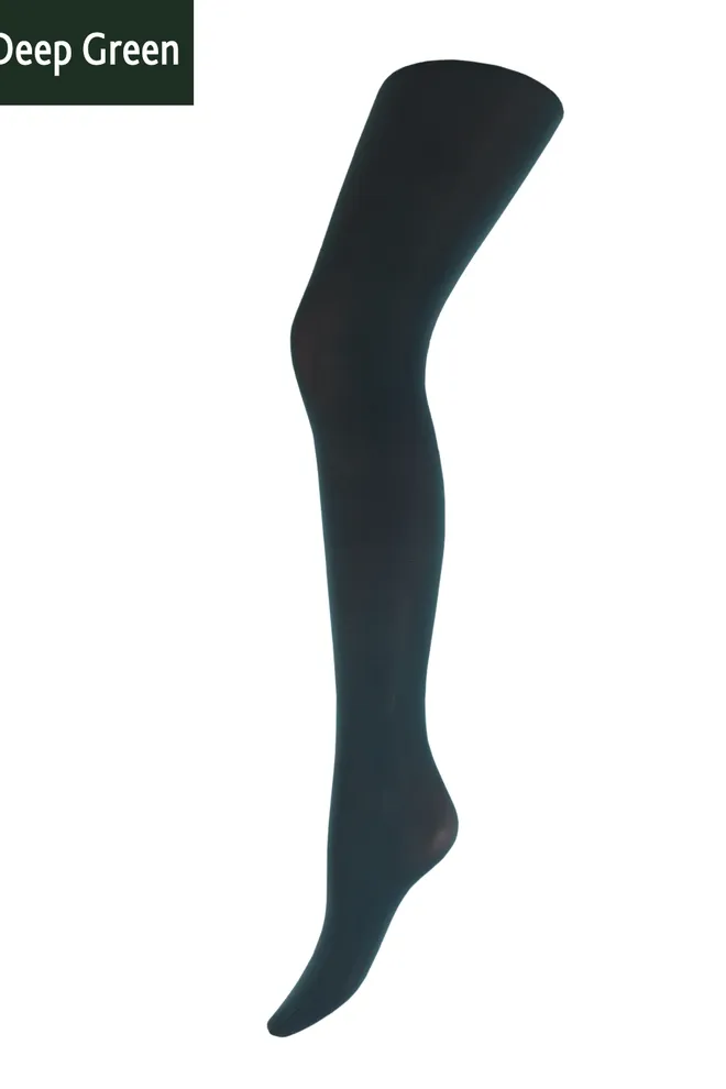 Цветные колготки из микрофибры Blues 70 den Giulia (deep green)