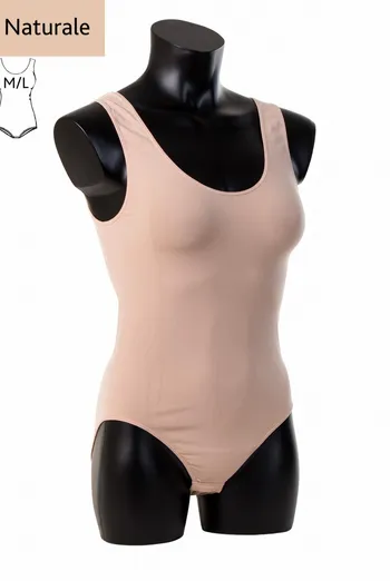 Бесшовное боди Canotta scollo tondo Giulia (naturale) Бесшовное боди Canotta scollo tondo Giulia (naturale)