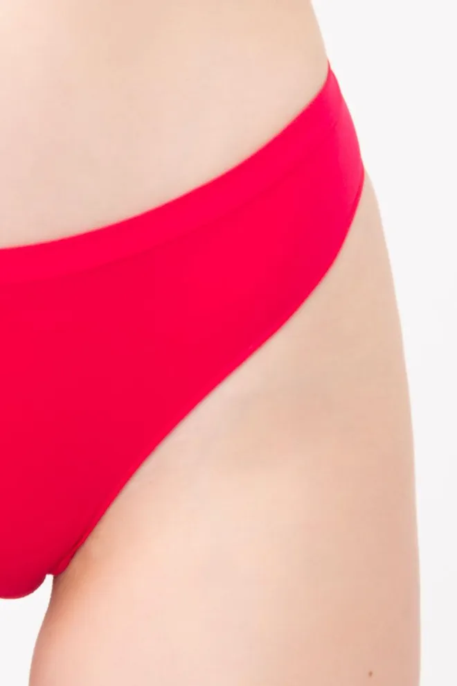 Женские бесшовные трусы бразилиана Brasilian briefs color Giulia (raspberry sorbet)