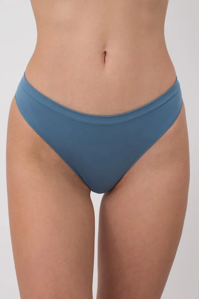 Женские бесшовные трусы бразилиана Brasilian briefs color Giulia (spring lake)