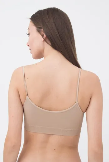 Бесшовный топ на тонких бретелях Brassiere Giulia (naturale) Бесшовный топ на тонких бретелях Brassiere Giulia (naturale)