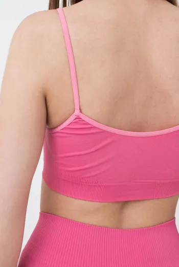 Безшовний топ на тонких бретелях Brassiere Giulia (bubblegum) Безшовний топ на тонких бретелях Brassiere Giulia (bubblegum)