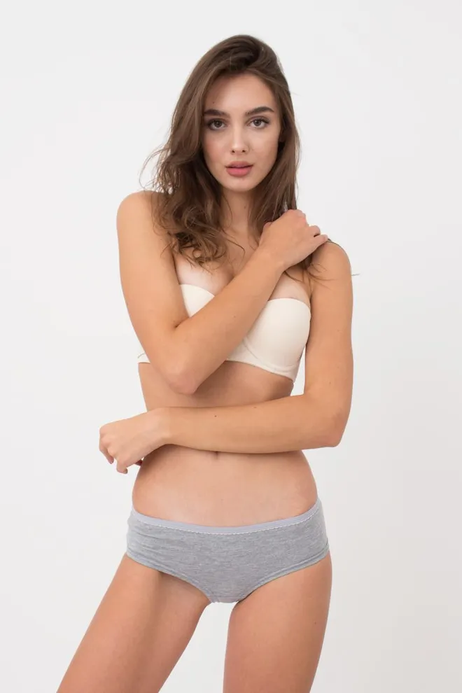 Женские трусы хипстеры Base 2602/60 Giulia (grey)
