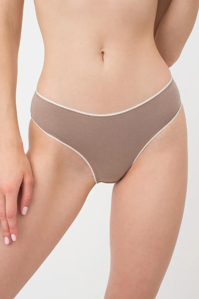 Женские трусы слипы Basic 2301/60 Giulia (mokko)