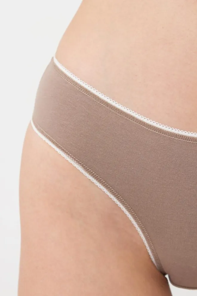 Женские трусы слипы Basic 2301/60 Giulia (mokko)