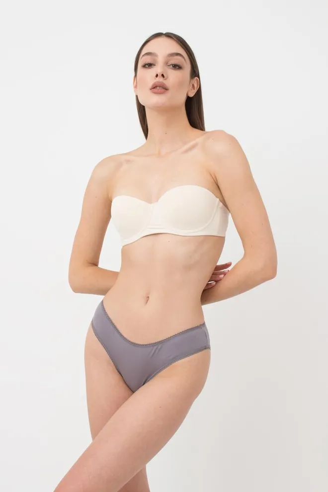 Женские трусы слипы Basic 2301/60 Giulia (grey)