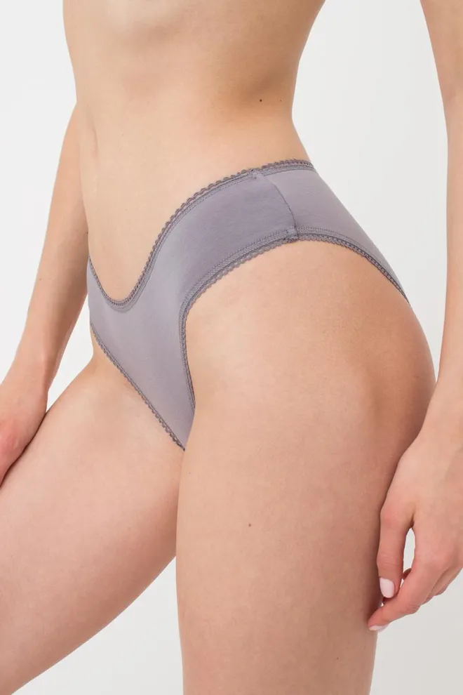 Женские трусы слипы Basic 2301/60 Giulia (grey)