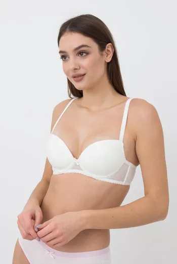 Бюстгальтер с формованной чашкой Basic cotton 1106/62 Giulia (ivory)