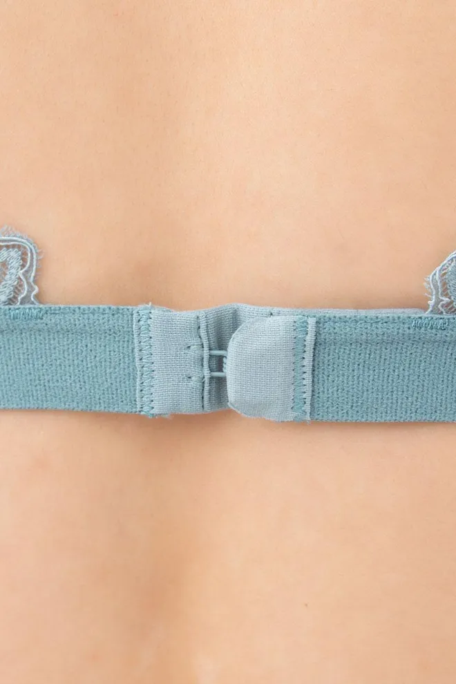 Кружевной бюстгальтер бралетт Blue forest 1605/31 Giulia (light blue)