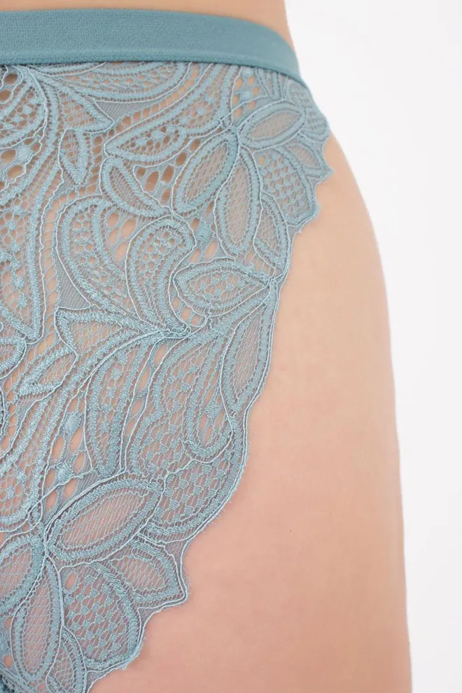 Кружевные трусы бразилиана Blue forest 2213/31 Giulia (light blue)