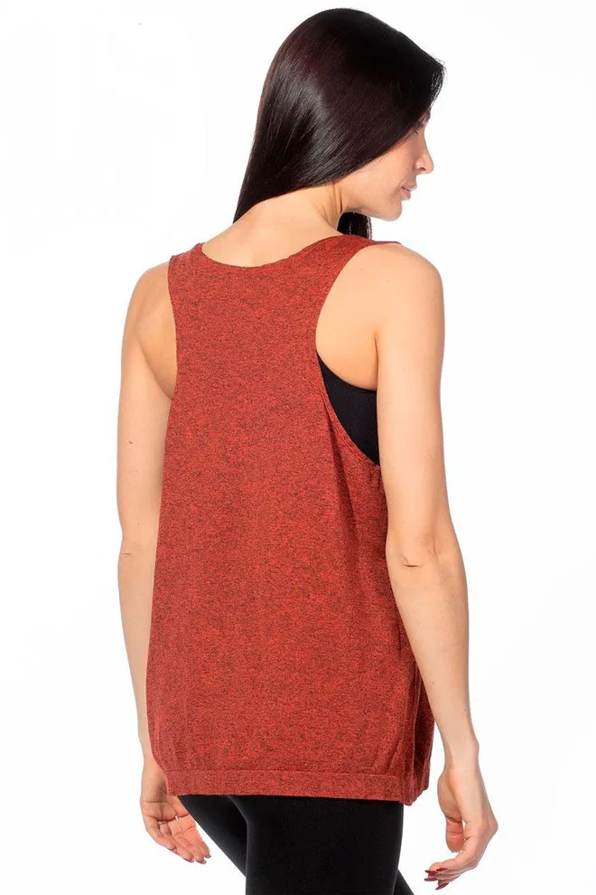 Майка жіноча спортивна Canotta sport melange color Giulia (fiesta)