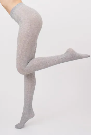 Классические теплые колготки Cashmere touch fashion model 1 Giulia (light grey melange)