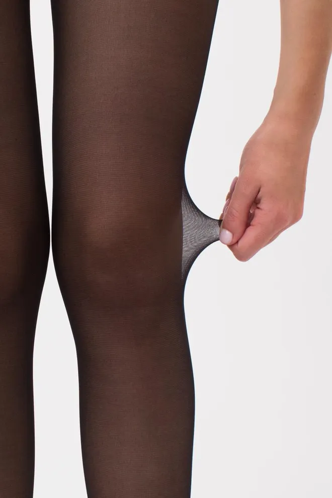 Колготки со швом Chic bikini 20 den Giulia (nero/rosso)