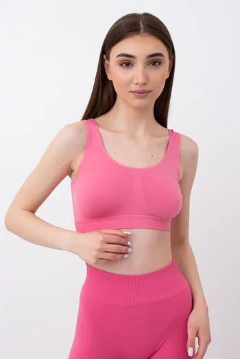 Безшовний топ на широких бретелях Classic top Giulia (bubblegum) Безшовний топ на широких бретелях Classic top Giulia (bubblegum)