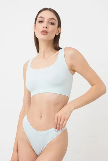 Безшовний топ на широких бретелях Classic top Giulia (spun sugar)